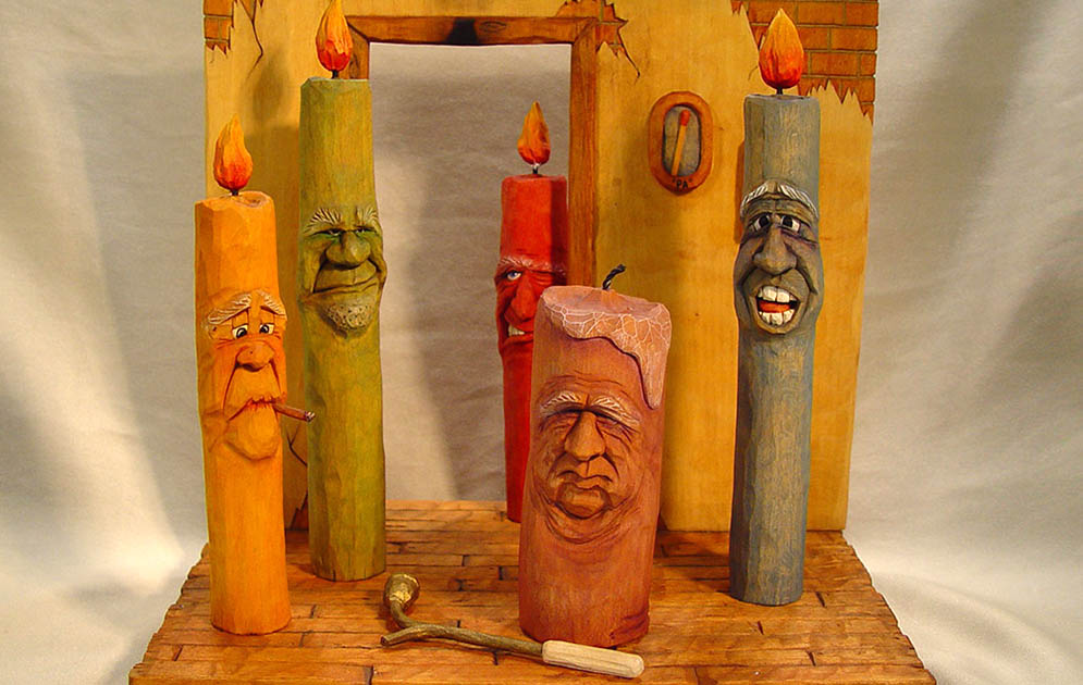 Somebody Snuffed Larry Carving